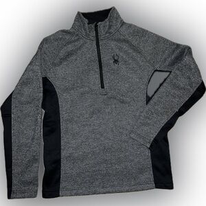 3/4 zip grey and black - men’s outbound sypder jacket